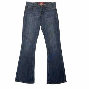 Lucky Brand Sofia Boot Jeans Women’s 6/28 Ankle Blue Dark Wash Stretch L…